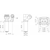 Crankshaft position sensor replacing 0986280480 / 1920LV / 9662221580 / LR004396