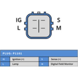 Alternatore sostituisce 104210-4230 / 104210-4920 / 104210-4921 / 104210-8040