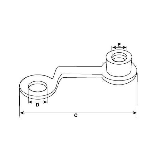 B+ Brücke für lichtmaschine Delco remy 1117611 / 1117612 / 1117616 / 1117618 / 1117619