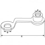 B+ Brücke für lichtmaschine Delco remy 1117611 / 1117612 / 1117616 / 1117618 / 1117619