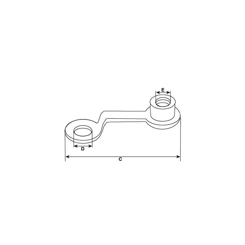 B+ Brücke für lichtmaschine Delco remy 1117611 / 1117612 / 1117616 / 1117618 / 1117619