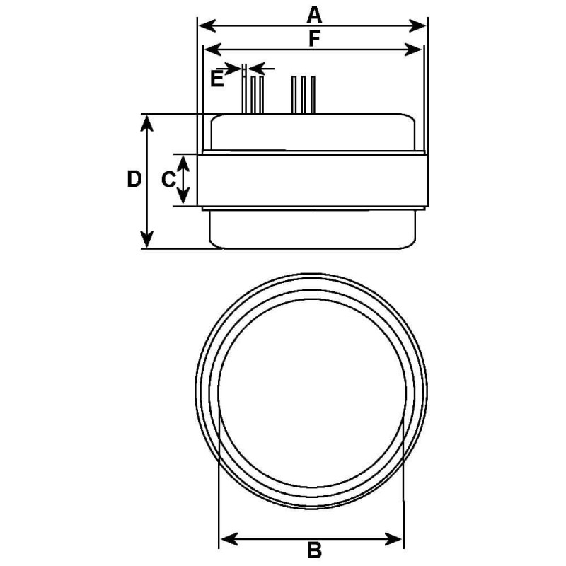 Poulie pour alternateur Bosch 0124425034 / 0124425070 / 0124425110 / 0124525070 Poulie pour alternateur Bosch 0124425034 / 0124425070 / 0124425110 / 0124525070