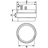 Puleggia per alternatore Bosch 0124425034 / 0124425070 / 0124425110 / 0124525070