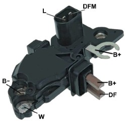 Regulador para alternador Bosch 0124225010 / 0124225011 / 0124225039