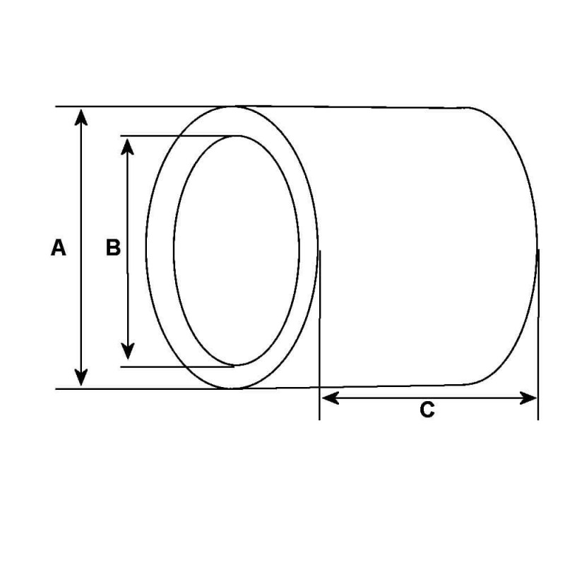 Bushing for starter Lucas 26284 / 26284E / 26291 / 26312 / 26330