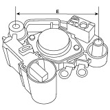 Regler für lichtmaschine BOSCH 0121615010 / 0121615110