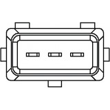 Impulsgeber, Kurbelwelle ersetzt Opel 1238915 / 90458252 / General Motor 90458252