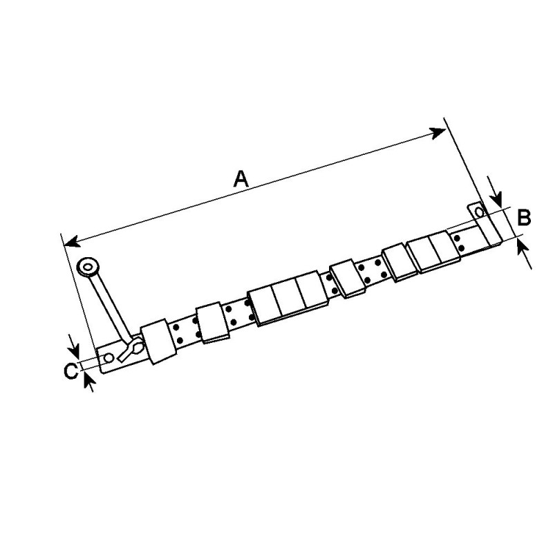 Résistance pour LUCAS / MAGNETI MARELLI A127 / 54022487 / 54022543 Résistance pour LUCAS / MAGNETI MARELLI A127 / 54022487 / 54022543
