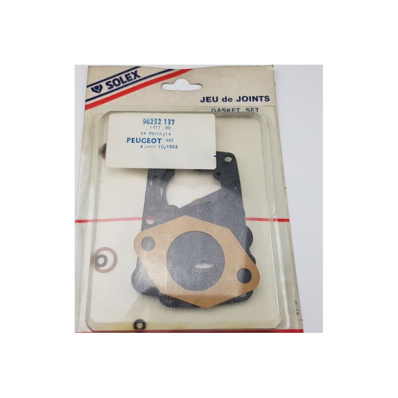 Gasket kit for solex carburettor 34 PBISA 14