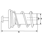 Nucleo mobile per motorino di avviamento Delco remy 10461041 / 10461045 / 10461046 / 10461047