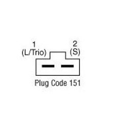 Alternador sustituye 8134663 / 8982775004 / JR775004