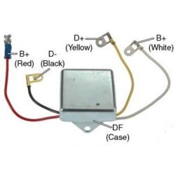 Regulador para alternador Lucas 23739B / 23740A / 23740B / 23745A
