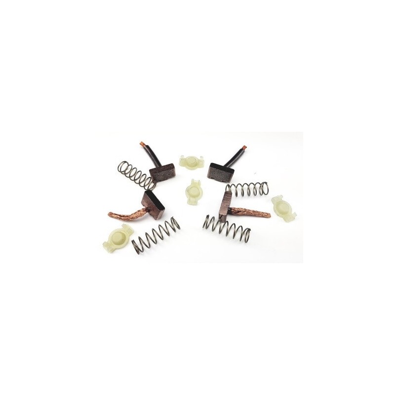 Set di spazzole con ressorts per motorino di avviamento Iskra AZE6562 / AZE 6563 / AZE6567