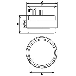 Estator para alternador Denso 021100-3500 / 021100-3510 / 021100-3930