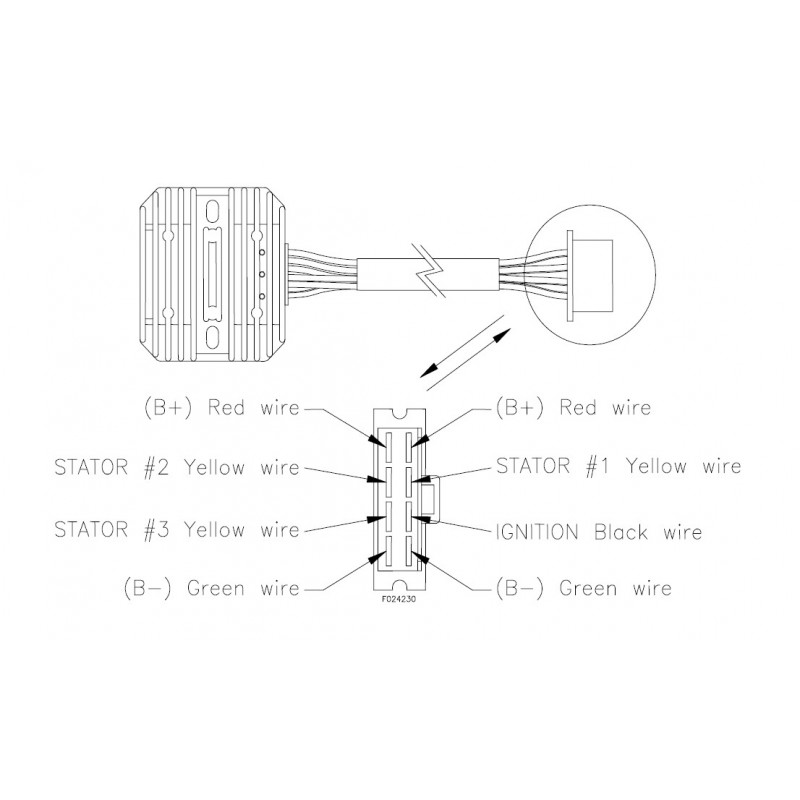 Régulateur remplace Honda 31600-463-008 / 31600-MG9-010 / Shindengen SH538-12 / SH541-12