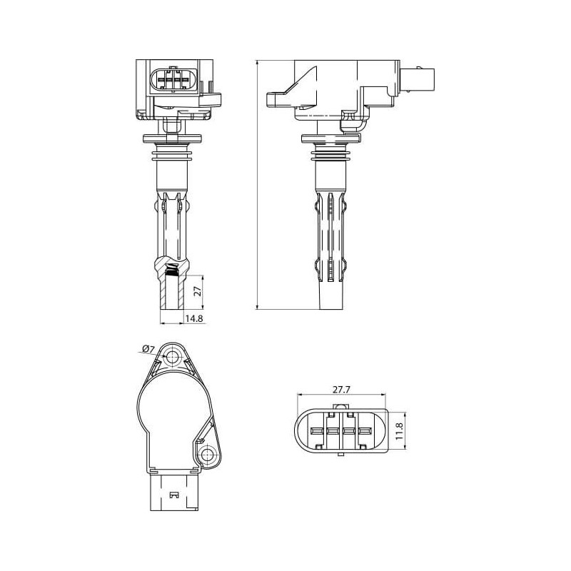 Bobine allumage électronique sostituisce A-000-150-19-80 / A-000-150-26-80 / A-000-150-27-80