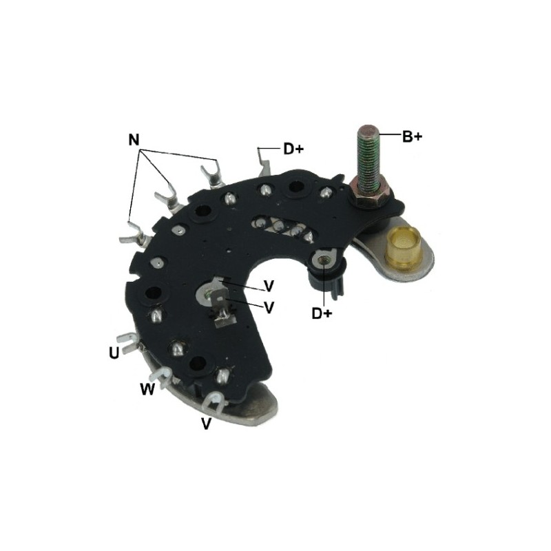 Piastra diodi per alternatore 2542358A / 2542376 / A13VI261 / A13VI274