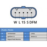 Alternatore 0124555121 remplace 0124555122 / 0124555583 Daf 80A