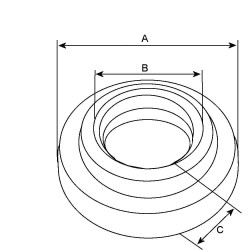 Joint spi para alternador Denso 081000-1321 / 081000-1480 / 081000-1611