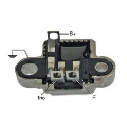 Regulador para alternador Denso 021000-9400/021000-9660/100211-1721/100211-2750/100211-2760