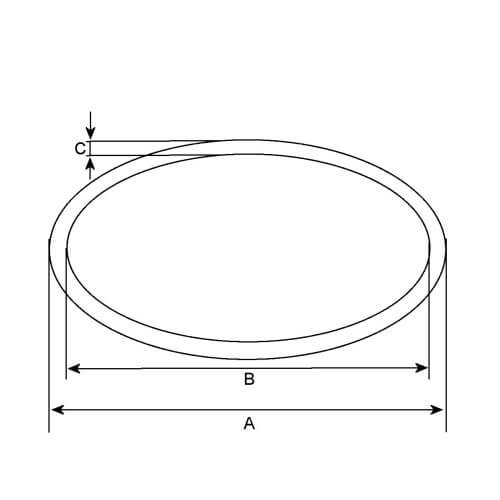 O-ring for alternator Denso 021000-9850 / 021000-9851 / 021000- 9861