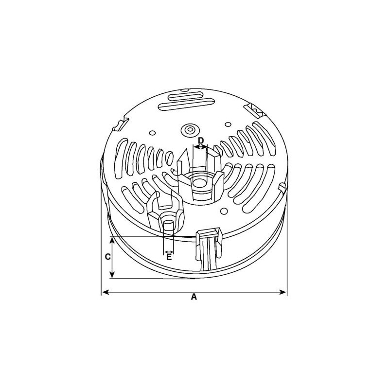Capot para alternador Valeo FG18T062