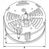 Coperchio per alternatore VALEO FG18T062