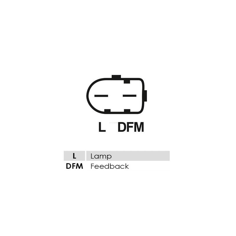 Regulador para alternador Bosch 0124320001 / 0124320002 / 0124325044 / 0124325052