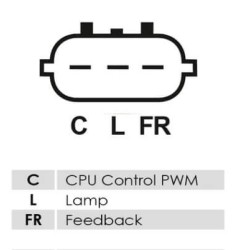 Alternator replacing 2610819 / 37300-2E300 / 52092133 for Hyundai / Kia