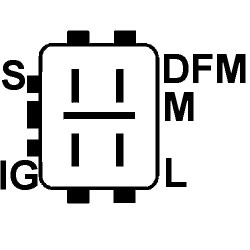 Lichtmaschine ersetzt 104210-3870 / 104210-3871 / 7701066399 / 8973614210 Lichtmaschine ersetzt 104210-3870 / 104210-3871 / 7701066399 / 8973614210