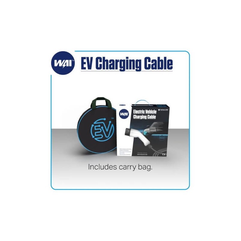 32 AMP single phase 2F TO 2M charging cable for electric vehicles