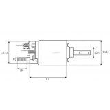 Magnetschalter für anlasser Bosch 0001109069 / 0001109070 / 0001115069
