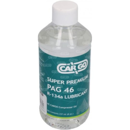 Bottle of 237 ml of compressor oil PAG 46 / Refrigerant R134a