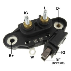 Regulador para alternador valéo 2541262 / 2541308 / A11VI59