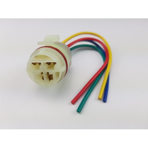 Hitachi Alternator plug 4 pin Round With Lead