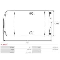 Motore sostituisce AMJ4689 / MBJ4003 / MBJ4007 / MBJ6201
