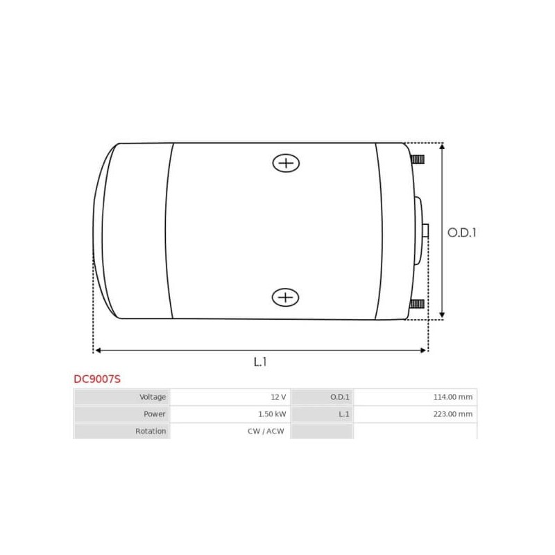 Motor replacing AMJ4689 / MBJ4003 / MBJ4007 / MBJ6201