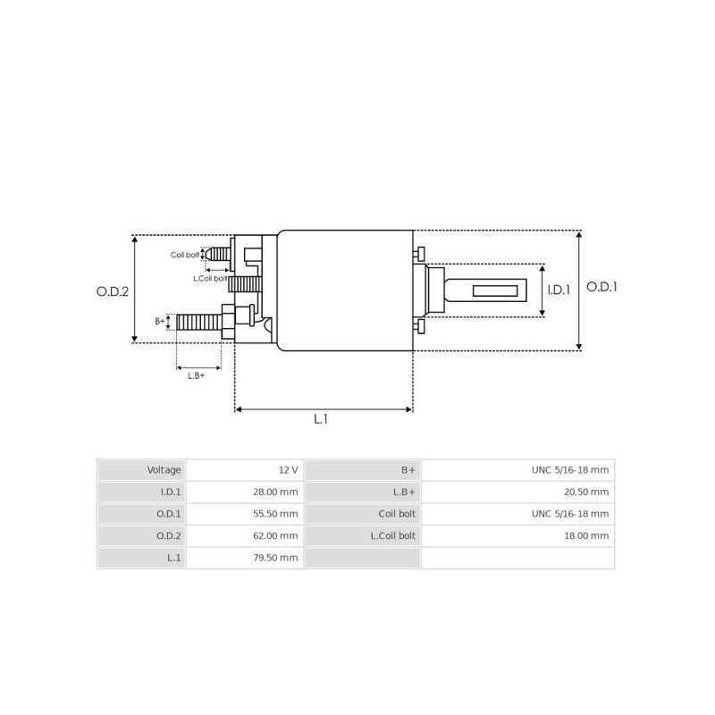 Solenoide per motorino di avviamento Bosch 9000453004 / 9000453014