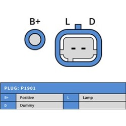 Alternateur VALEO TG8S025 remplace 0986042190 / 0986042191
