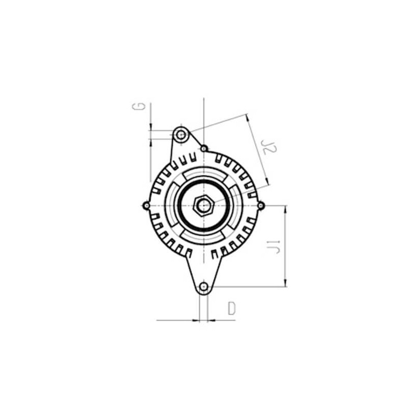 Alternatore sostituisce 0124525216 / ME230743 / LRA043 / DRA192730