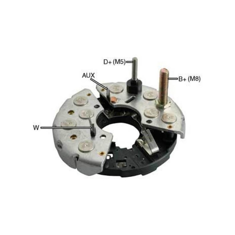 Piastra diodi per alternatore Bosch 0120484002 / 0120484003 / 0120484016