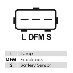 Regler für lichtmaschine Ford 1L8U10300CD / 1L8U10300DD