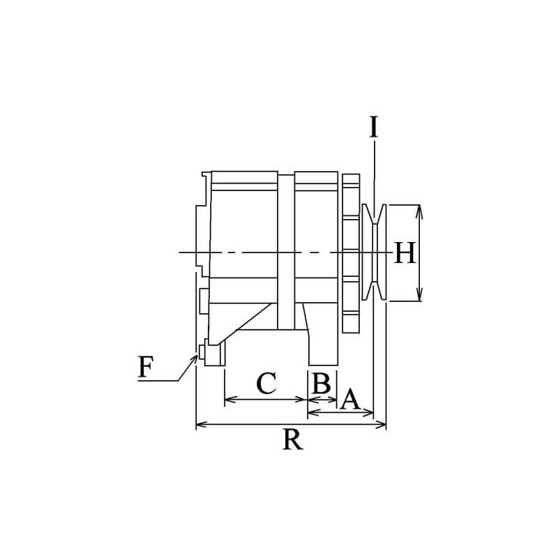 Alternatore sostituisce 104210-1350 / 104210-3020 / 104211-3020