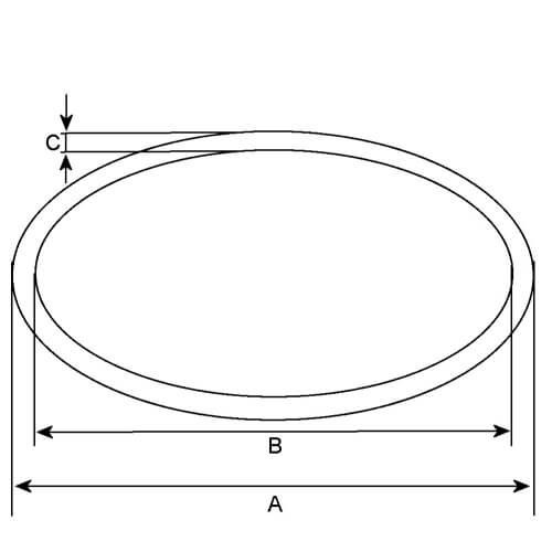 O-ring per motorino di avviamento sostituisce 2000210028 / 1916272