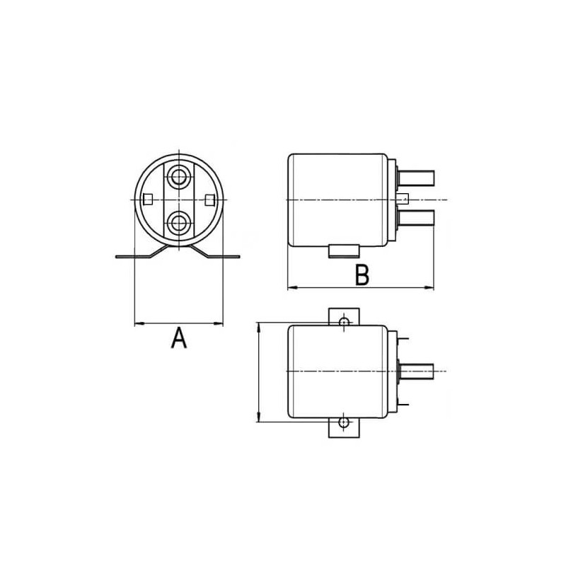 Magnetschalter ersetzt Bosch 0333009004 / Delco remy 19024761