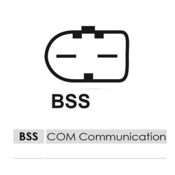 Alternador Valéo TG23C042 BMW 210A sustituye 12317591268