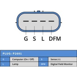 Alternador Mitsubishi A003TG3391 sustituye A3TG3391 / N5115087