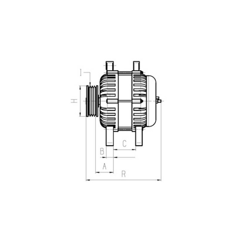 Alternator replacing 104211-3480 / 27060-0Q170 / B000912180