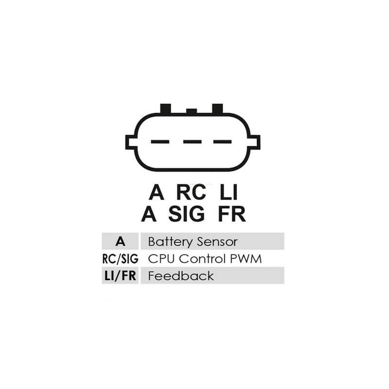 Regulador para alternador Denso 104210-3690 / 104210-3710 / 104210-3711