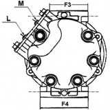 Compressore dell'aria condizionata si sostituisce MSC60CAS / AKC201A083A / AKC011H088